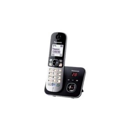 Panasonic Cordless KX-TG6821FXB Built-in display, Speakerphone, Conference call, Black/Silver, Caller ID, Wireless connection