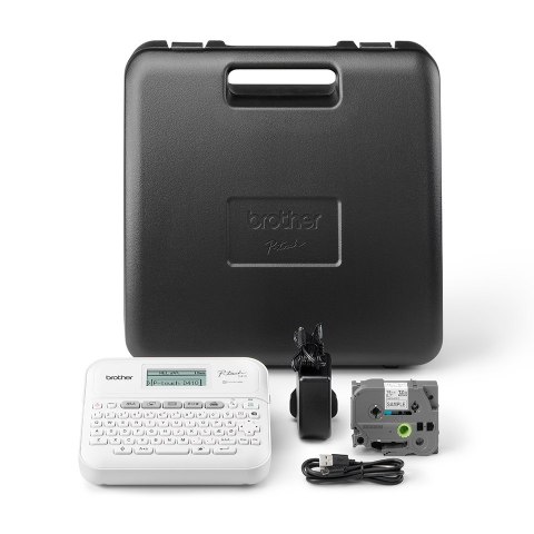 Brother PT-D410VP drukarka etykiet ZINK (Zero-Ink) 180 x 180 DPI Przewodowa TZe QWERTY