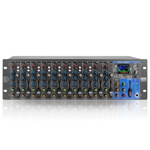 DNA Professional RM12 FX - mikser analogowy z Bluetooth DSP EQ MP3 zasilaniem Phantom, 12 kanałów