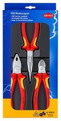 Knipex Szczypce Izolowane Dla Elektryka Tnące Uniwersalne Półokrągłe 3 szt.
