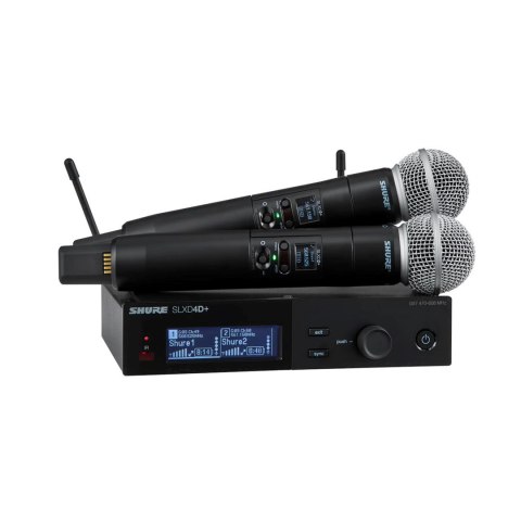 Shure SLXD24D+E/58-G65 - Podwójny system bezprzewodowy z kapsułami SM58