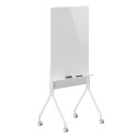 ERGO OFFICE MOBILNA TABLICA SUCHOŚCIERALNA, ORIENTACJA PIONOWA, BIAŁA, JEDNOSTRONNA, Z PÓŁKĄ, WYMIARY TABLICY 1190X790MM ER-3