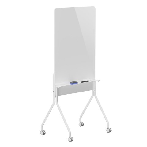 ERGO OFFICE MOBILNA TABLICA SUCHOŚCIERALNA, ORIENTACJA PIONOWA, BIAŁA, JEDNOSTRONNA, Z PÓŁKĄ, WYMIARY TABLICY 1190X790MM ER-3