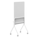 ERGO OFFICE MOBILNA TABLICA SUCHOŚCIERALNA, ORIENTACJA PIONOWA, BIAŁA, JEDNOSTRONNA, Z PÓŁKĄ, WYMIARY TABLICY 1190X790MM ER-3