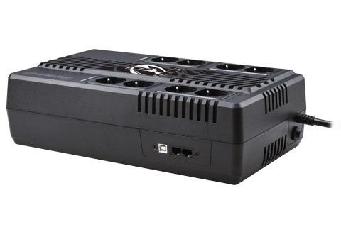 PowerWalker VI 800 MS FR Technologia line-interactive 800 VA 480 W 8 x gniazdo sieciowe