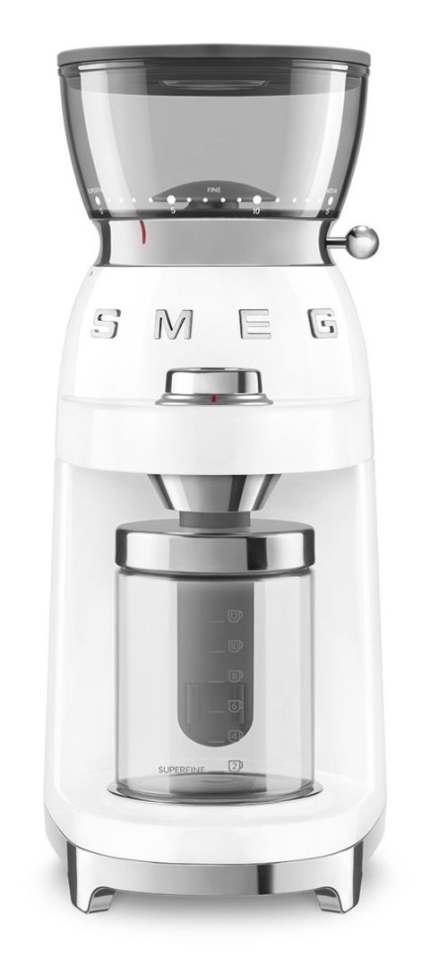 Smeg CGF03WHEU młynek do kawy 150 W Biały
