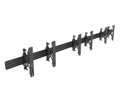 Uchwyt ścienny Equip 32"-65"/30kg 1TFT 1Gelenk Push-In-Pop czarny