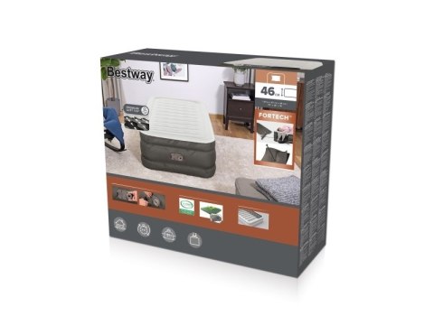 Bestway 69048 / 23 dmuchany materac Pojedynczy materac Szary, Biały Unisex