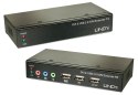 Lindy 39377 przełącznik KVM Czarny