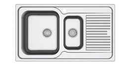 STAINLESS STEEL SINK SATIN AS 192/SIPHON
