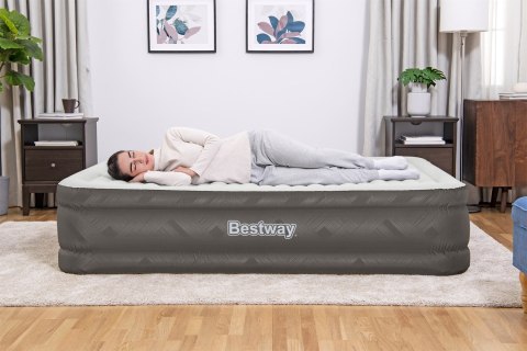 Bestway 69050 / 23 dmuchany materac Podwójny materac Szary, Biały Unisex