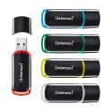 Intenso 3511595 pamięć USB 64 GB USB Typu-A 2.0 Czarny, Czerwony, Zielony, Przezroczysty, Żółty, Niebieski
