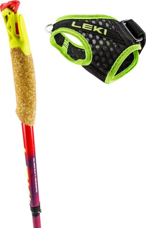 Kije trekkingowe LEKI TRL ULTRATRAIL FX ONE, 115 cm czerwone