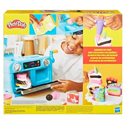 Play-Doh Super Slice Cake Play Kitchen Set Zestaw do zabawy z modeliny 624 g Wielobarwny
