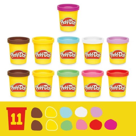 Play-Doh Super Slice Cake Play Kitchen Set Zestaw do zabawy z modeliny 624 g Wielobarwny