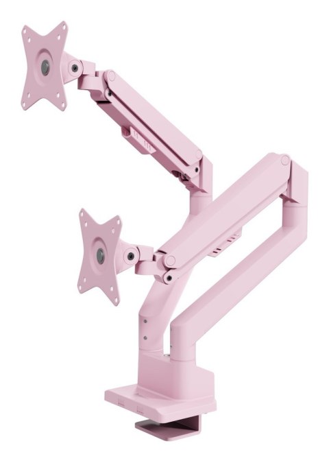 Arozzi AZ-ALZARE-NEO-DUO-PNK uchwyt / stojak do monitorów 81,3 cm (32") Biurko Różowy