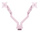 Arozzi AZ-ALZARE-NEO-DUO-PNK uchwyt / stojak do monitorów 81,3 cm (32") Biurko Różowy