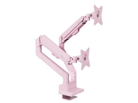 Arozzi AZ-ALZARE-NEO-DUO-PNK uchwyt / stojak do monitorów 81,3 cm (32") Biurko Różowy
