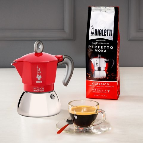 Bialetti kawiarka New Moka Induction 4tz czerwona