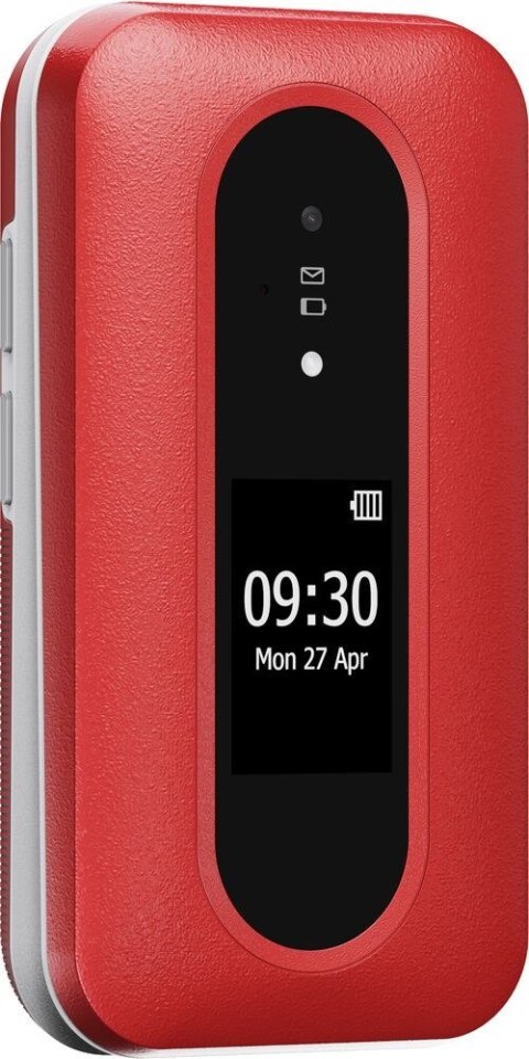 Doro Leva L30 7,11 cm (2.8") 142,7 g Czerwony, Biały Telefon funkcjonalny