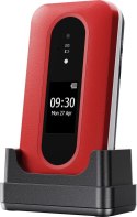 Doro Leva L30 7,11 cm (2.8") 142,7 g Czerwony, Biały Telefon funkcjonalny