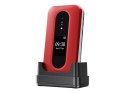 Doro Leva L30 7,11 cm (2.8") 142,7 g Czerwony, Biały Telefon funkcjonalny
