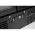 Lodówka chłodziarka barowa 2-drzwiowa 8 półek LED 384 l 365 W