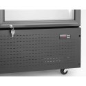 Lodówka chłodziarka barowa 2-drzwiowa z podświetlanym panelem 512 l 510 W
