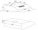 Okap podszafkowy AKPO WK-7 P 3060 60 cm | 400 m3/h | LED | czarny
