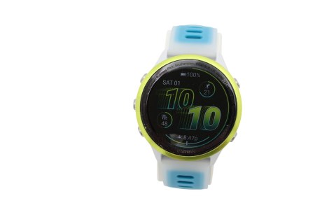 Garmin Forerunner 570 3,56 cm (1.4") AMOLED 47 mm Cyfrowy 454 x 454 px Ekran dotykowy Biały, Żółty Wi-Fi GPS