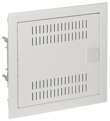 MSF RP ROZDZIELNIA PLASTIKOWA MULTIMEDIALNA PT 14M Z PŁYTĄ IP30 329X358X94 DRZWI METALOWE BIAŁY
