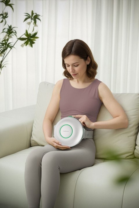 Masażer brzucha Medisana BM 100 3 programy masażu | funkcja ogrzewania | 2 poziomy intensywności | 105 x 205 x 150 mm