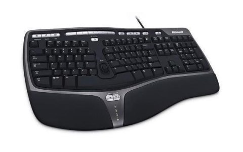 Microsoft | B2M-00006 | Natural Ergonomic Keyboard 4000 | Multimedia | Wired | PL | 1.53 m | Black | English | 1.3 g