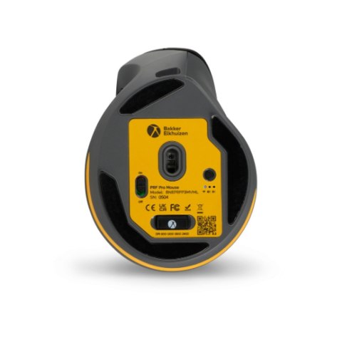 BakkerElkhuizen PRF Pro myszka Biuro Po lewej stronie RF Wireless + Bluetooth + USB Type-C Optyczny 2400 DPI