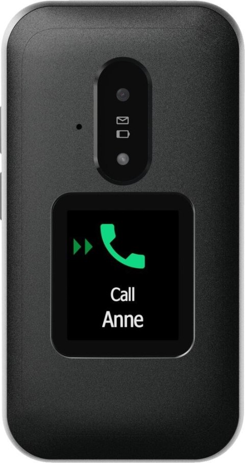 Doro Leva E30 7,11 cm (2.8") 142,7 g Czarny, Biały Telefon funkcjonalny