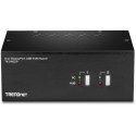 2-portowy przełącznik DisplayPort TRENDnet KVM z koncentratorem audio USB 2.0