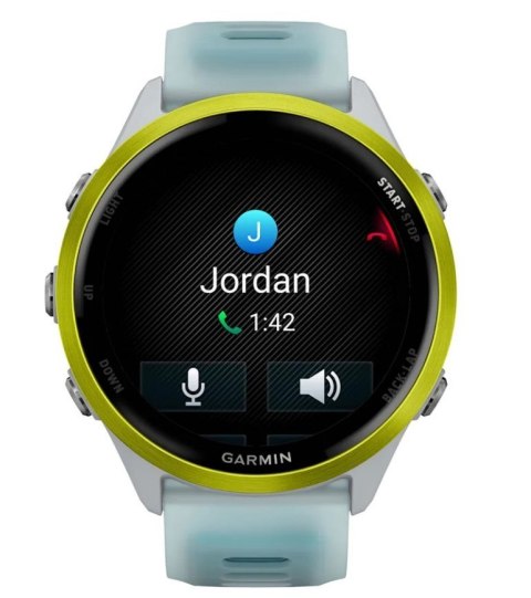 Garmin Forerunner 570 3,56 cm (1.4") AMOLED 47 mm Cyfrowy 454 x 454 px Ekran dotykowy Biały, Żółty Wi-Fi GPS