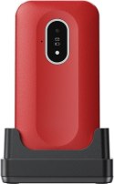 Doro Leva L20 7,11 cm (2.8") 132 g Czerwony, Biały Telefon funkcjonalny