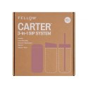 Kubek termiczny 473 ml Carter Move Mug 3w1 +3 nakrętki Fellow pudrowy różowy