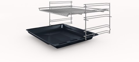 Piekarnik elektryczny BOSCH HBF153BB0 Serie 2 71 l | termoobieg | grill | EcoClean | czarny