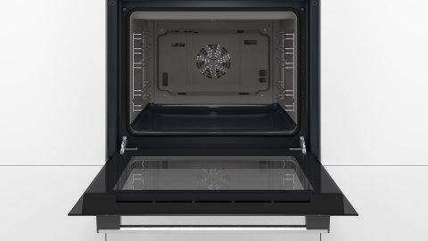 Piekarnik elektryczny BOSCH HBF153BB0 Serie 2 71 l | termoobieg | grill | EcoClean | czarny