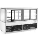Witryna chłodnicza ekspozycyjna 2 półki 610 l 500 W 1824x677x1230 mm