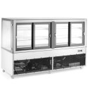 Witryna chłodnicza ekspozycyjna 2 półki 610 l 500 W 1824x677x1230 mm
