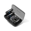 Zestaw mikrofonów bezprzewodowych z etui 1000mAh 2.4GHZ USB-C