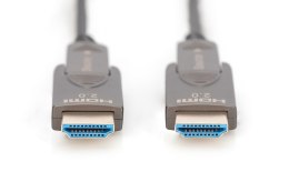 Digitus Hybrydowy kabel światłowodowy 4K AOC HDMI z 10m odłączanym wtykiem