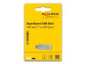 DeLOCK Pendrive USB-C + Typ-A 5 Gbps 128 GB - metalowa obudowa