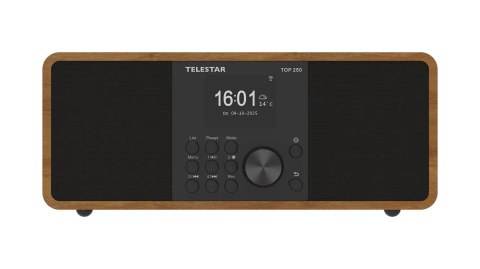 Drewniana wielofunkcyjna stacja radiowa TELESTAR TOP 250