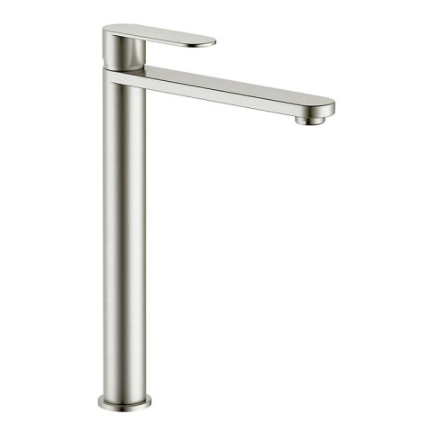 BASIN MIXER RIO STANDING HIGH BRU NICKEL