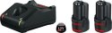 Bosch 1 600 A01 9RD bateria/ładowarka do elektronarzędzi Zestaw bateria i ładowarka