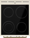 Kuchnia elektryczna GORENJE GECS5B70CLI Retro 50 cm | AirFry | funkcja Pizza | FrozenBake | kremowy